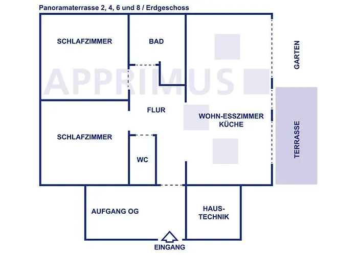 Apprimus - Waldsee Panoramaterrasse 6 Eg アパート *